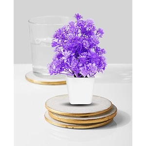 dekorly mini artificial plant with pot for diwali decor festive home decor items perfect for diwali celebration small plant for tabletop living room decor and office spaces design-ag