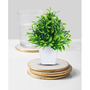 dekorly mini artificial plant with pot for diwali decor festive home decor items perfect for diwali celebration small plant for tabletop living room decor and office spaces design-c