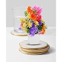 Dekorly Mini Artificial Plant with Pot for Diwali Decor: Festive Home Decor Items, Perfect for Diwali Celebration, Small Plant for Tabletop, Living Room Decor, and Office Spaces (Design-R)