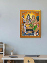DekorVia Shiv Parivar Photo Frame Divine Lord