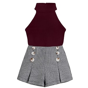 DEL LUNA Baby Girls Casual Top And