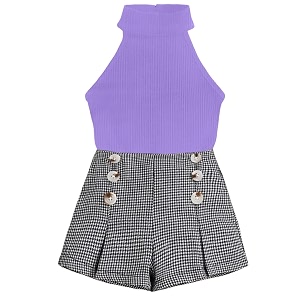 DEL LUNA Baby Girls Casual Top And