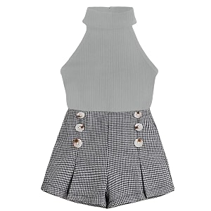 DEL LUNA Baby Girls Casual Top And