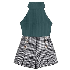 DEL LUNA Baby Girls Casual Top And