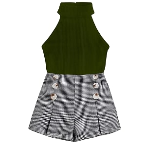 DEL LUNA Baby Girls Casual Top And