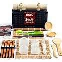 Delamu Sushi Making Kit, 22 in 1 Sushi Kit for Beginners/Pros Sushi Makers