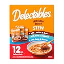Delectables Lickable Treat Stew Wet Cat Treat Variety Pack, Food Topper, Hydrating, Grain-Free, No_Fillers, No By-Products, No Added Preservatives, 1.4 Ounce (Pack of 96)