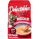 Delectables Lickable Wet Cat Treats - Tuna &amp; Chicken, 1.4 Ounce (Pack of 96)