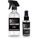 Delete Screen Cleaner Spray Kit 16oz & 2oz Bottle, 12"x12" Microfiber Cloth