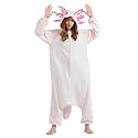 DELEY Unisex Axolotl Costume Adult Onesie Halloween Cosplay Costumes