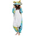 DELEY Unisex Axolotl Costume Adult Onesie Halloween Cosplay Costumes