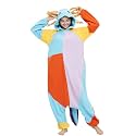 DELEY Unisex Axolotl Costume Adult Onesie Halloween Cosplay Costumes