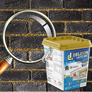 delgon laticare premium sparkleglitter epoxy tile grout 5kg golden translucent - 100 crushed glass crystals  sparkle
