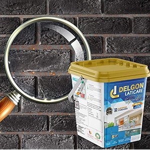 delgon laticare premium sparkleglitter epoxy tile grout 5kg copperish grey - 302