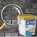 Delgon Laticare Premium Sparkle/Glitter Epoxy Tile Grout 5Kg (Golden Blue Sapphire - 105)