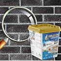 Delgon Laticare Premium Sparkle/Glitter Epoxy Tile Grout 5Kg (Silver Translucent - 200) (Crushed Glass Crystals + Sparkle)