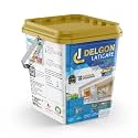 Delgon Laticare Premium Sparkle/Glitter Epoxy Tile Grout 1Kg (Silver Translucent - 200) (Crushed Glass Crystals + Sparkle)