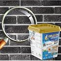 Delgon Laticare Premium Sparkle/Glitter Epoxy Tile Grout 1Kg (Silver White -201)