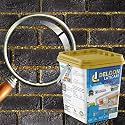 Delgon Laticare Premium Sparkle/Glitter Epoxy Tile Grout 5Kg (Golden Translucent - 100) (Crushed Glass Crystals + Sparkle)