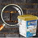 Delgon Laticare Premium Sparkle/Glitter Epoxy Tile Grout 1Kg (Copper Dark Night - 309)