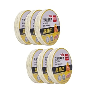deli eva foam double sided tape sticks to wall wood ceramic tiles - pack of 6