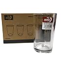 Deli Glassware Drinking Glasses Set, 240ml, 6 Pieces, Clear Glass