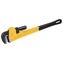 deli Pipe Wrench 24-inch, Heavy Duty Straight Adjustable Wrench, Professional Plumbing wrench tools, for Pipe, Home, Vehicle repair