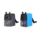 deli W0635 Rotary Pencil Sharpener Machine Stationery |2 in 1| Auto Feed Automatic Sharpener - Pack of 2, Assorted