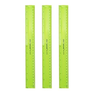 deli e6209 30cm flexible ruler body color may vary pack of 3