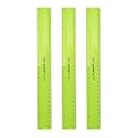 Deli E6209 30cm Flexible Ruler (Body Color May Vary, Pack of 3)