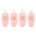 deli Macaron WA49201 Pink Non-Toxic Double Sided Adhesive Roller Correction Tape (8M x 6mm, 4 Pcs)