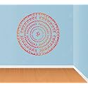 Delight Art Hare Rama Hare Krishna Wall Sticker Size - (56 * 56) cm Model id - (DAMC00090L)