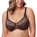 DELIMIRA Women's Minimizer Full Coverage Lace Bras