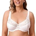 DELIMIRA Women's Minimizer Full Coverage Lace Bras