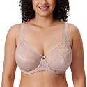 DELIMIRA Women's Minimizer Full Coverage Lace Bras