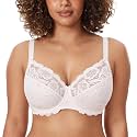 DELIMIRA Women's Plus Size Full Coverage Lace Bras