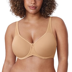 DELIMIRA Womens Seamless Tshirt Plus Size Bras