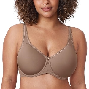 DELIMIRA Womens Seamless Tshirt Plus Size Bras
