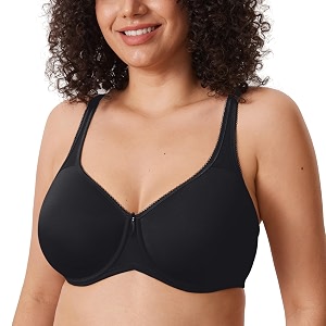 DELIMIRA Womens Seamless Tshirt Plus Size Bras