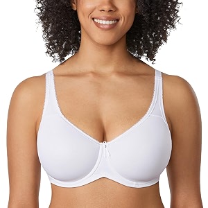 DELIMIRA Womens Seamless Tshirt Plus Size Bras