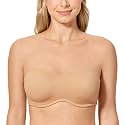 DELIMIRA Women's Strapless Bandeau Minimizer Bras