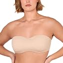 DELIMIRA Women's Strapless Bandeau Minimizer Bras