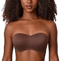 DELIMIRA Women's Strapless Bandeau Minimizer Bras