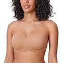 DELIMIRA Women's Strapless Bandeau Minimizer Bras