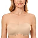 DELIMIRA Women's Strapless Bandeau Minimizer Bras