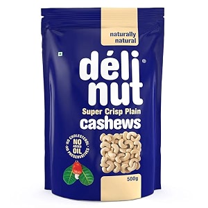 delinut ww240 cashew nuts 500g  super crisp fresh natural amp healthy snack