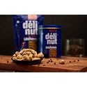 Delinut Peppy Pepper Dry Roasted Cashews/Kaju 200g | Bold &amp; Crunchy WW240 Whole Cashew Nuts | Black Pepper Flavour | FOST Flavour Lock Technology | Nitrogen Flushed | No Added Oil, Colors or Preservatives