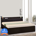 Delite Kom Plum with open shelf headboard