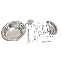 13 Pcs Delivery Instrument Set for Gynecology, Obstetrics, Surgical Procedures, Stainless Steel Tools Kit for Hospital, Clinic & Medical Use
