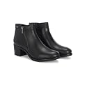 Delize Brown women Mid Heel derby Boots